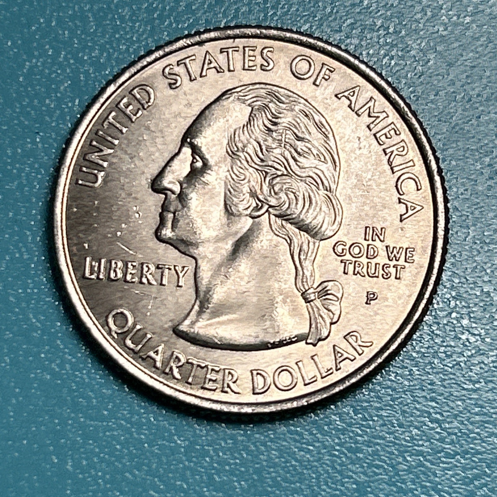 2007 P Wyoming State Quarter DDR-001 Doubled Die Reverse Saddle Horn 2007 P Wyoming State Quarter DDR-001 Doubled Die Reverse Saddle Horn
