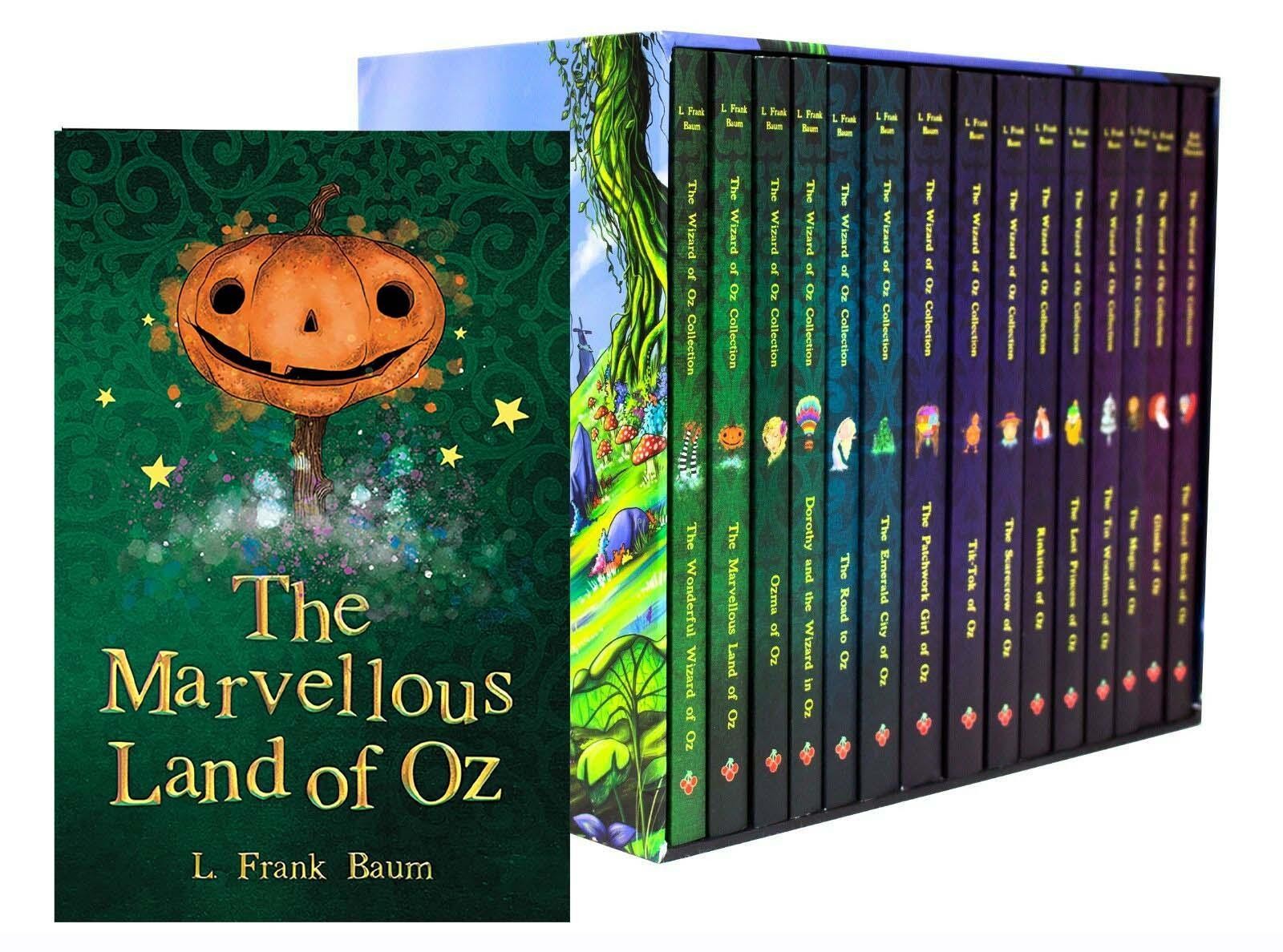 The Wizard of Oz by L. Frank Baum 15 Books Box Set - Ages 9-14 - Paperback