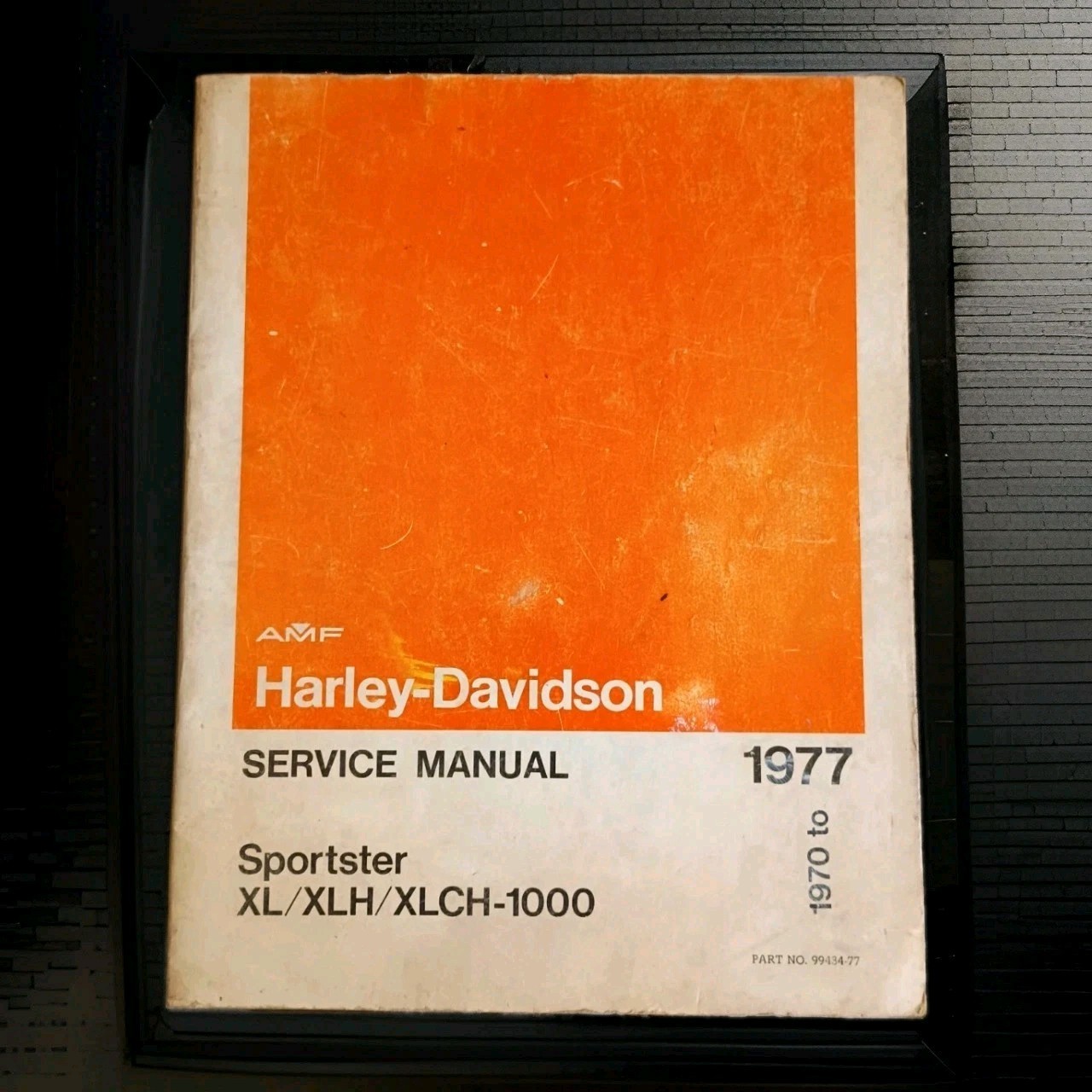 1970-1977 Harley Davidson Sportster Service Manual XL XLH XLCH 1000 Ironhead