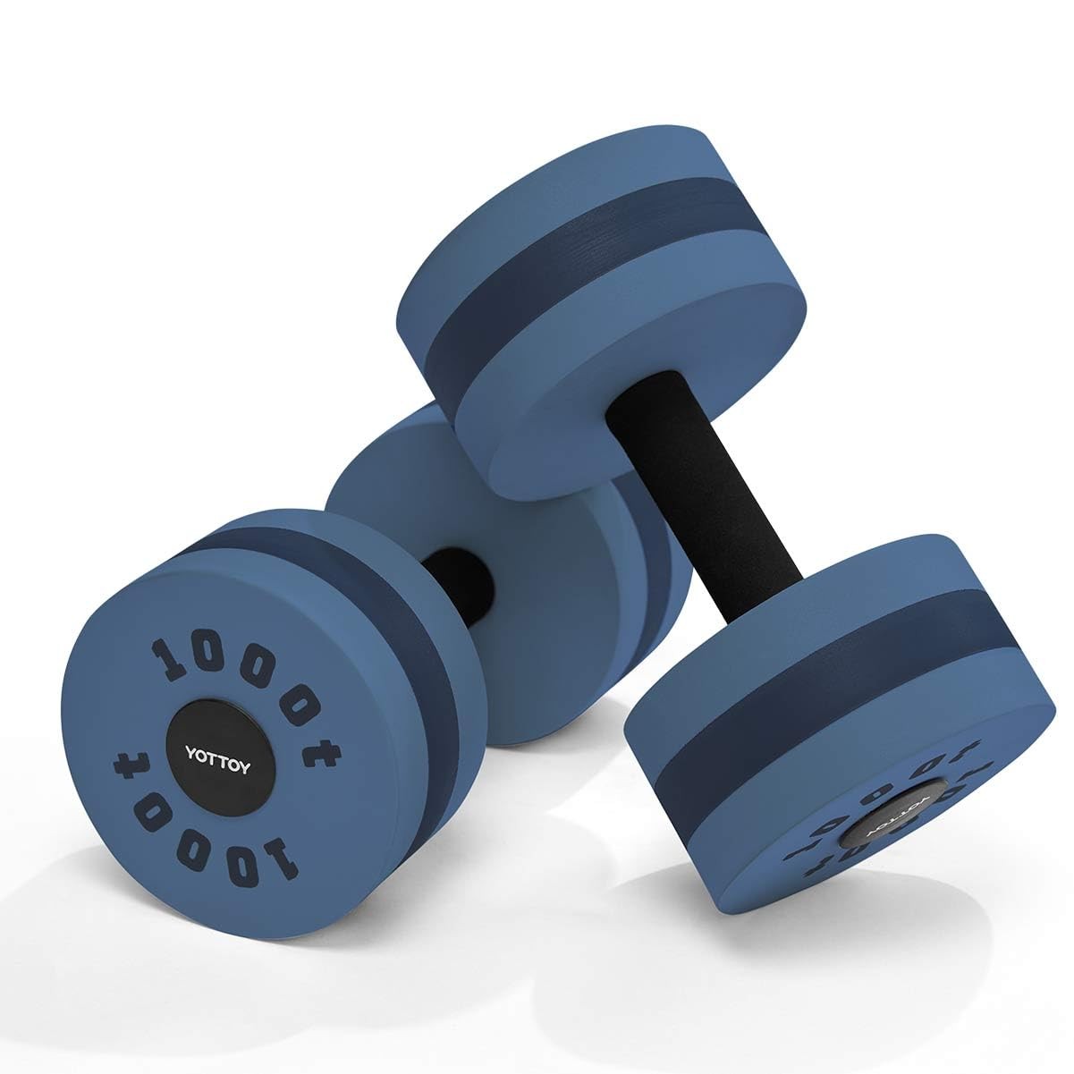 Water Dumbbells for Pool Exercise,Foam Aquatic Dumbbells for Water Aerobics,R...