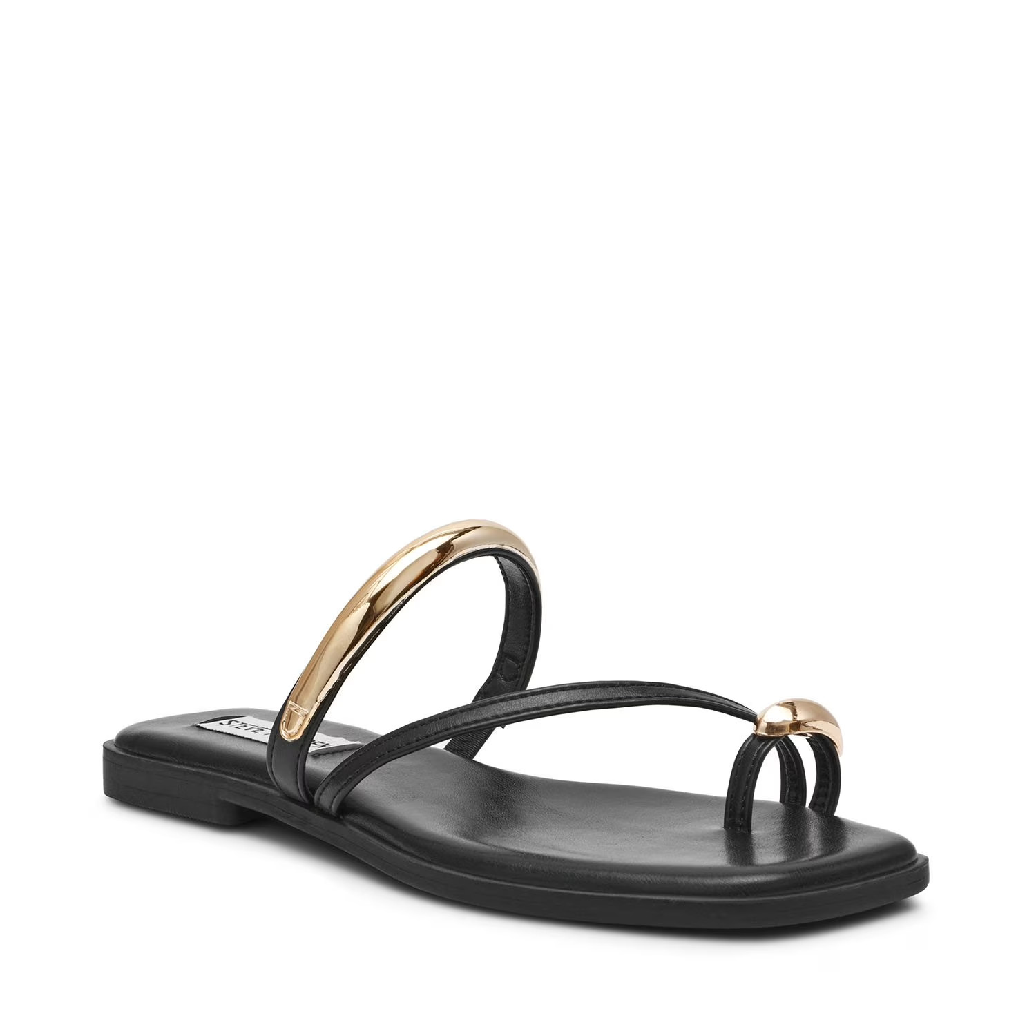 Steve Madden Women\'s Toe Ring Sandal Size 8 Black