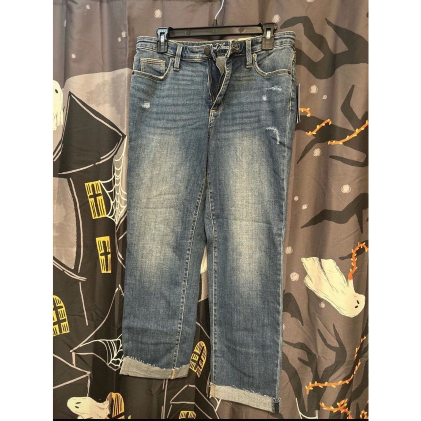 NWT Universal Thread Women\'s High-Rise Straight Crop Jeans