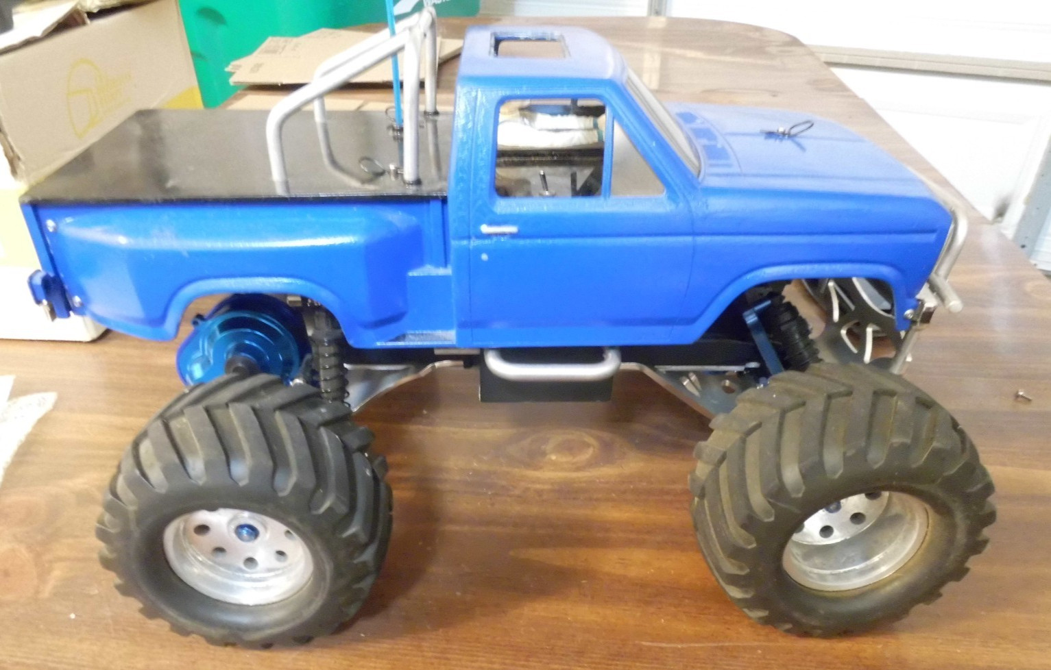 Tamiya Blackfoot RC Truck Lots Of Aluminum Parts Custom Mods