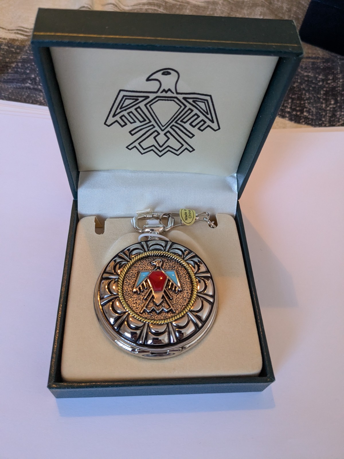Native American Pocket Watch Quartz