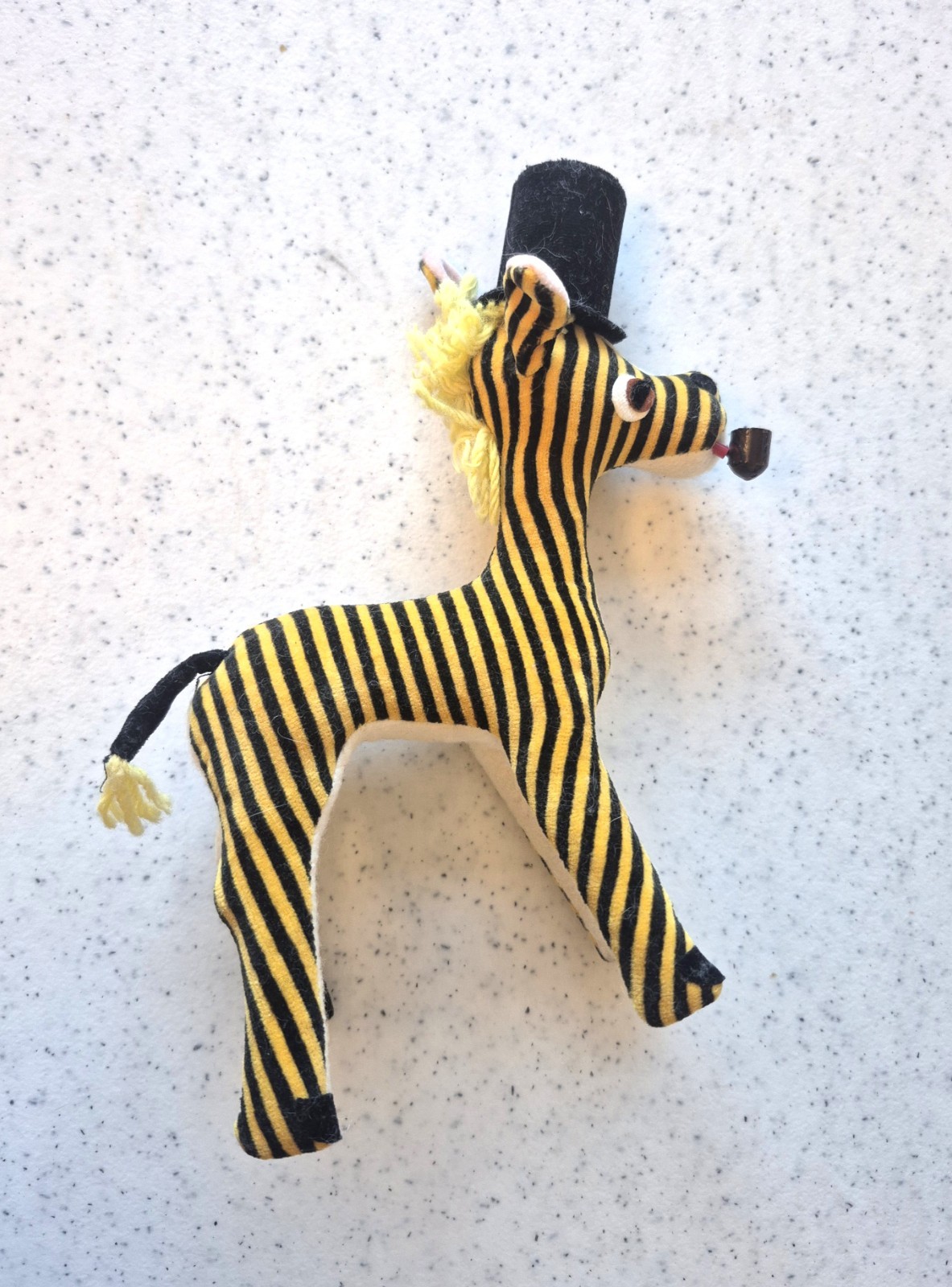 Vintage Dakin Dream Pets Zebra Smoking Pipe Stuffed Plush Figure Japan RARE Vintage Dakin Dream Pets Zebra Smoking Pipe Stuffed Plush Figure Japan RARE