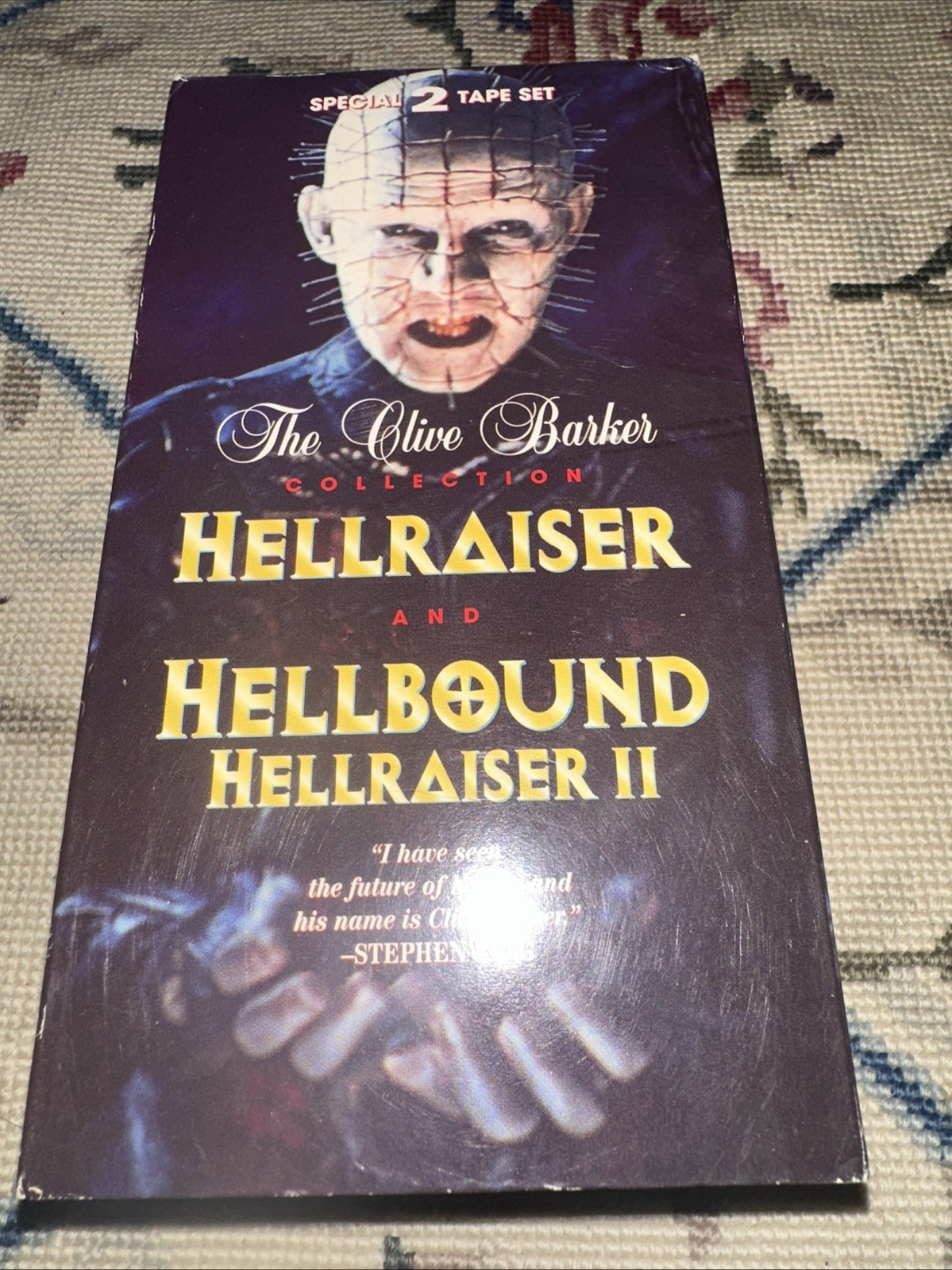 HELLRAISER & HELLBOUND: HELLRAISER II (VHS, 1996, 2-Tape Set) Clive Barker GUC