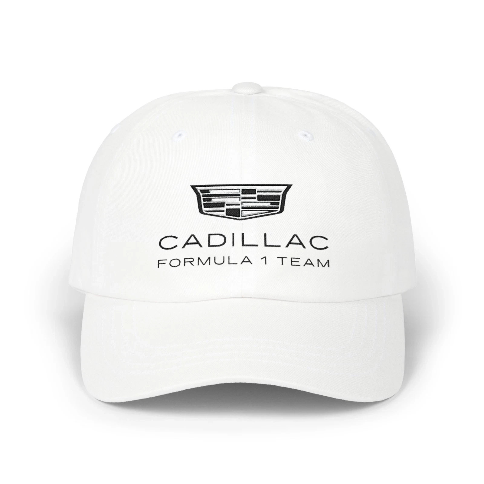 Cadillac F1 Racing Team Embroidered Baseball Cap Adjustable Motorsport Hat