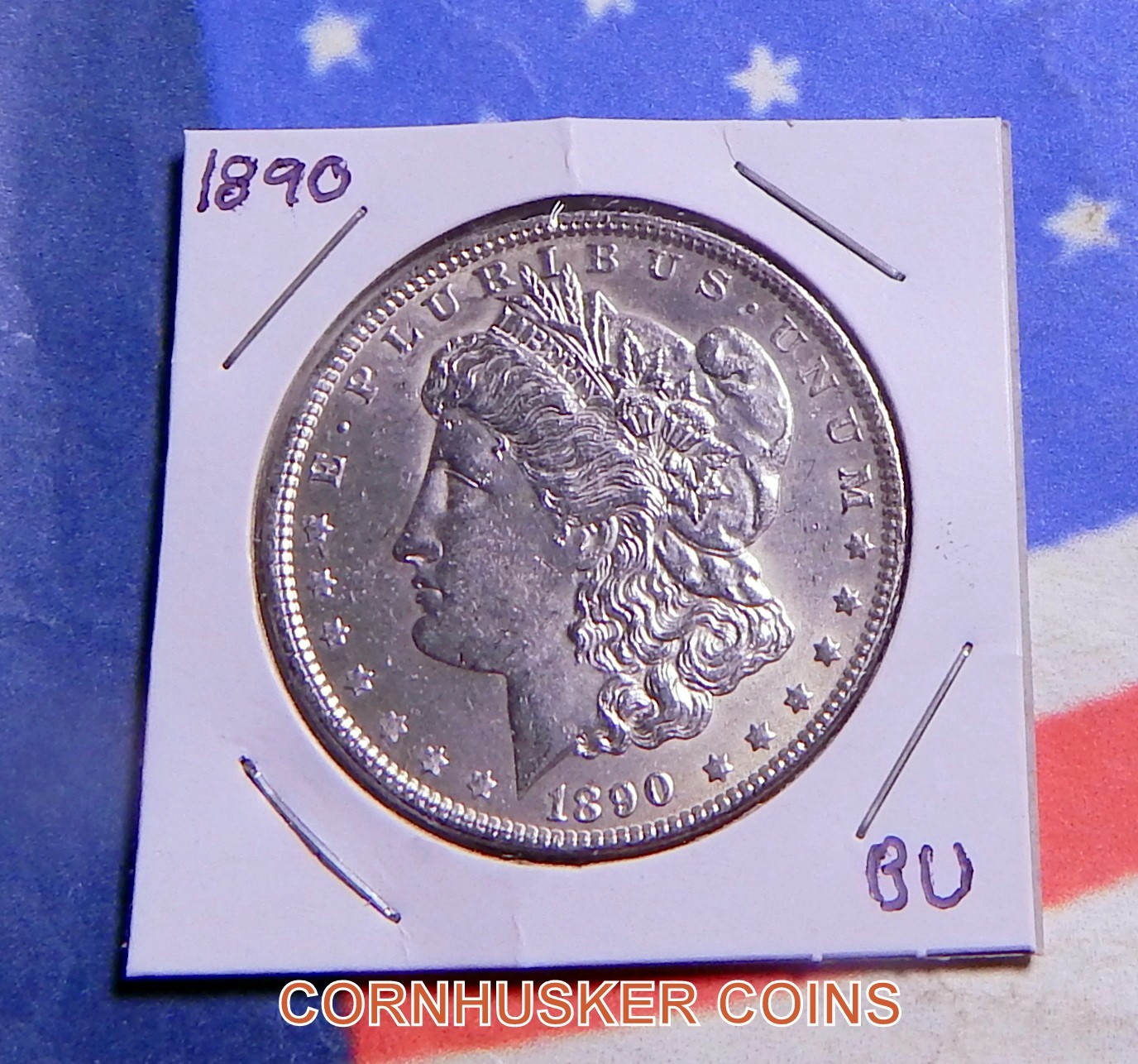 1890 Morgan Silver Dollar BU COIN ~   👀