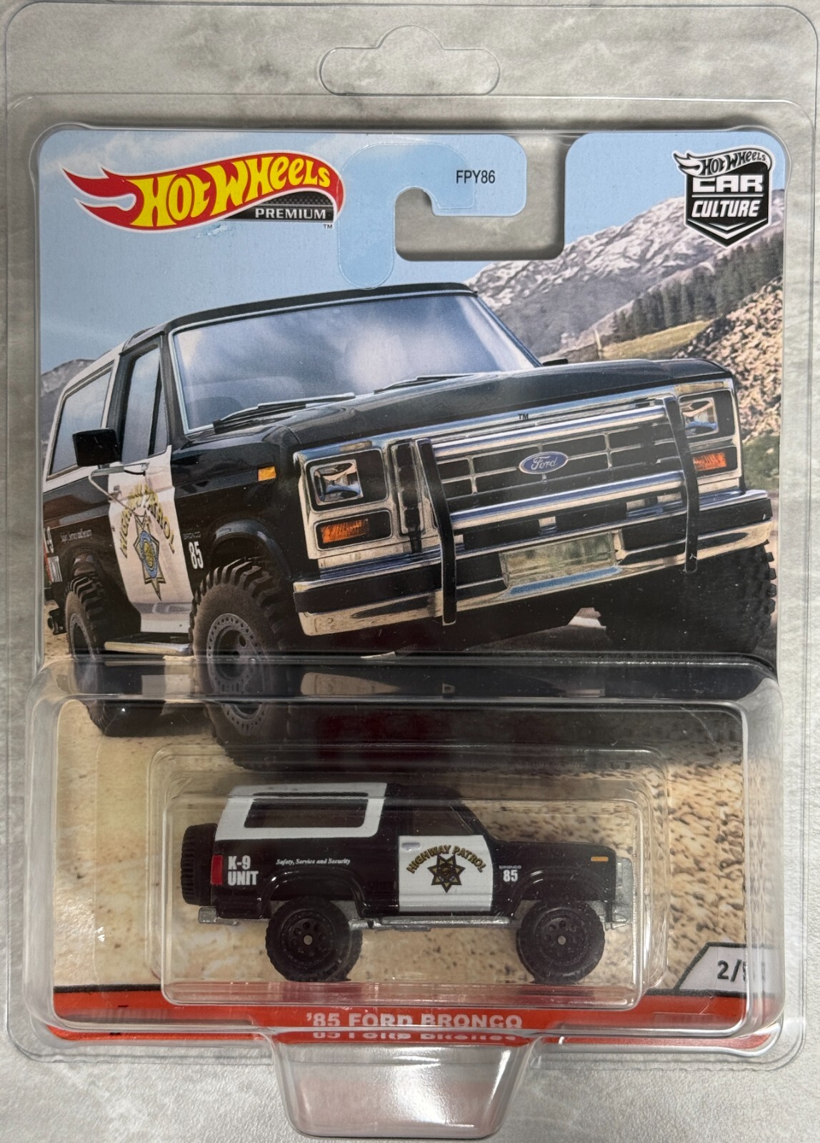 2020 Hot Wheels Premium Car Culture Wild Terrain \'85 Ford Bronco , 