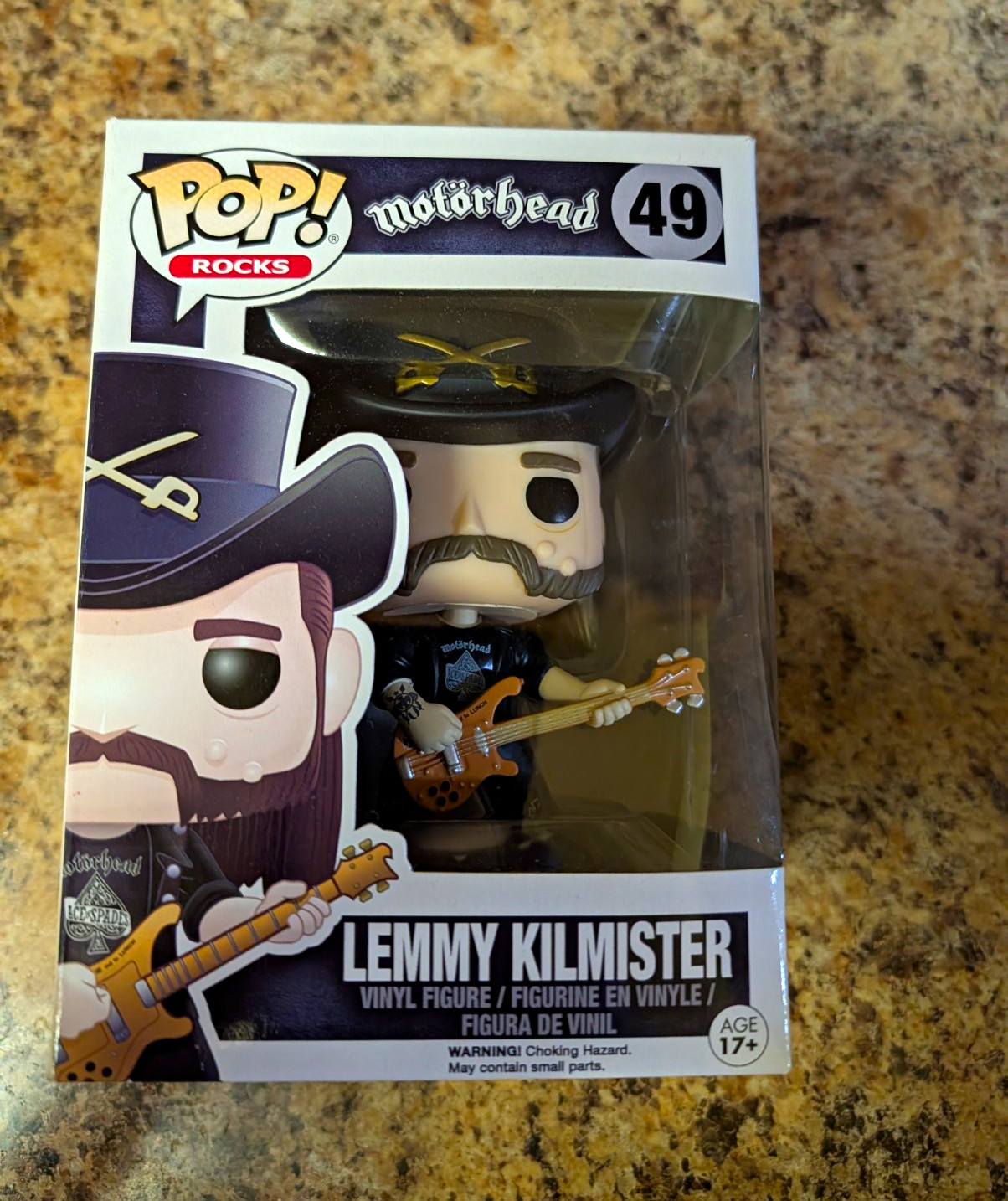 Funko Pop Rocks Motörhead Lemmy Kilmister Music Vinyl Figure #49 Funko Pop Rocks Motörhead Lemmy Kilmister Music Vinyl Figure #49