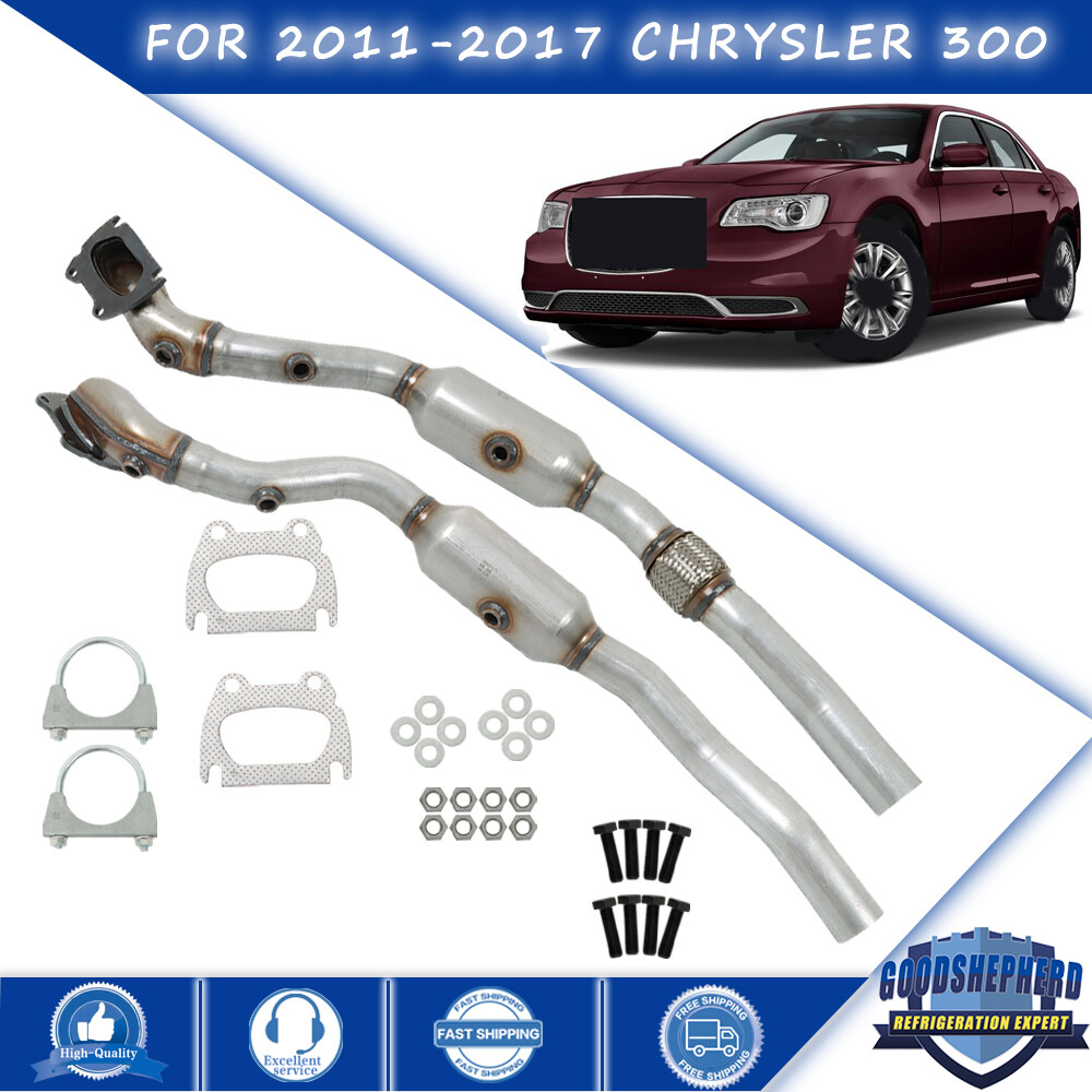 Right & Left Catalytic Converter For 2011-2017 Chrysler 300 3.6L AWD 4BOLT ONLY