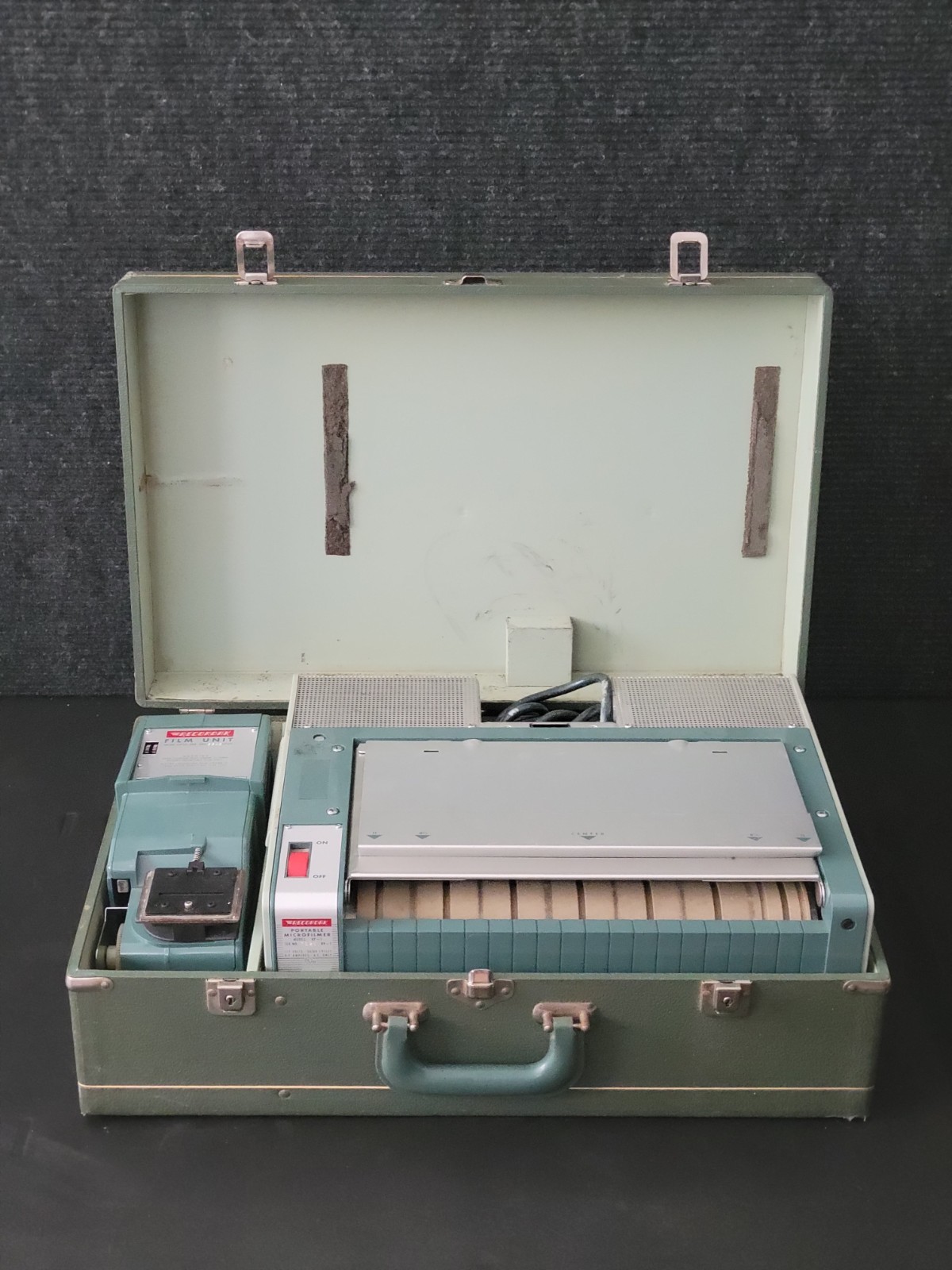 Kodak Recordak Portable Microfilmer Machine RP-1 & Film Unit CP20 - READ