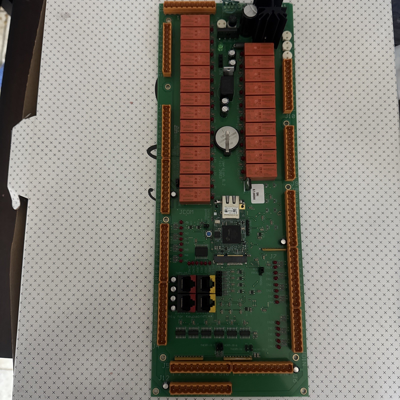 Dectron, Seresco, Poolpak Command center board version 8.2