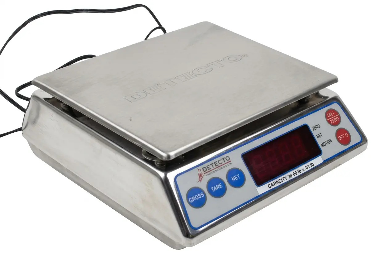 Used Detecto AP 20 Commercial Digital Portion Control Scale