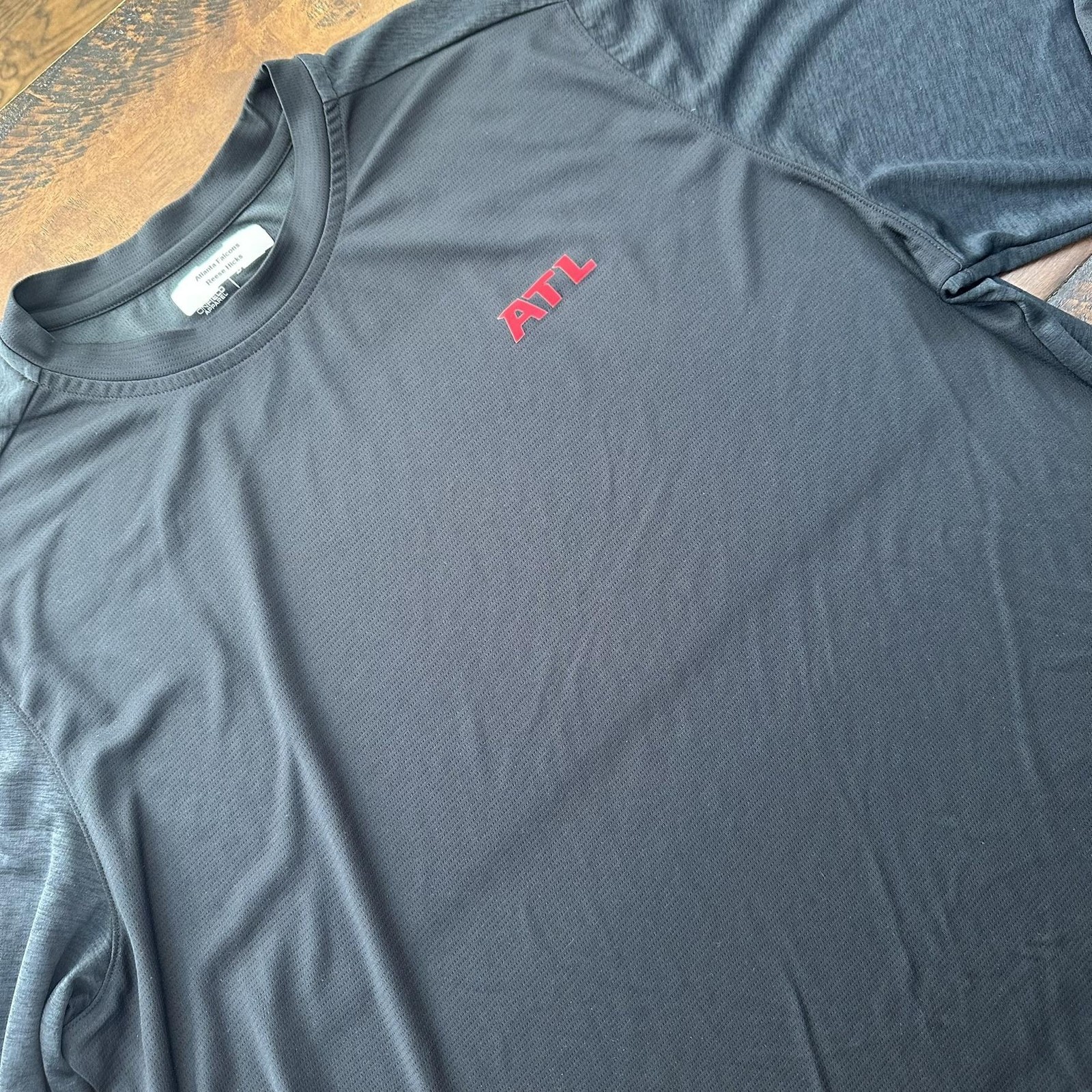 Atlanta Falcons Team Issued Shirt Mens 3XL Black Nike Long Sleeve On Field ATL