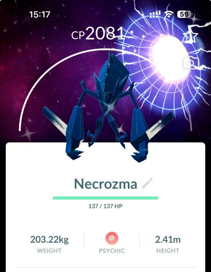 Pokémon G0 -   Shiny Necrozma Special Background Global