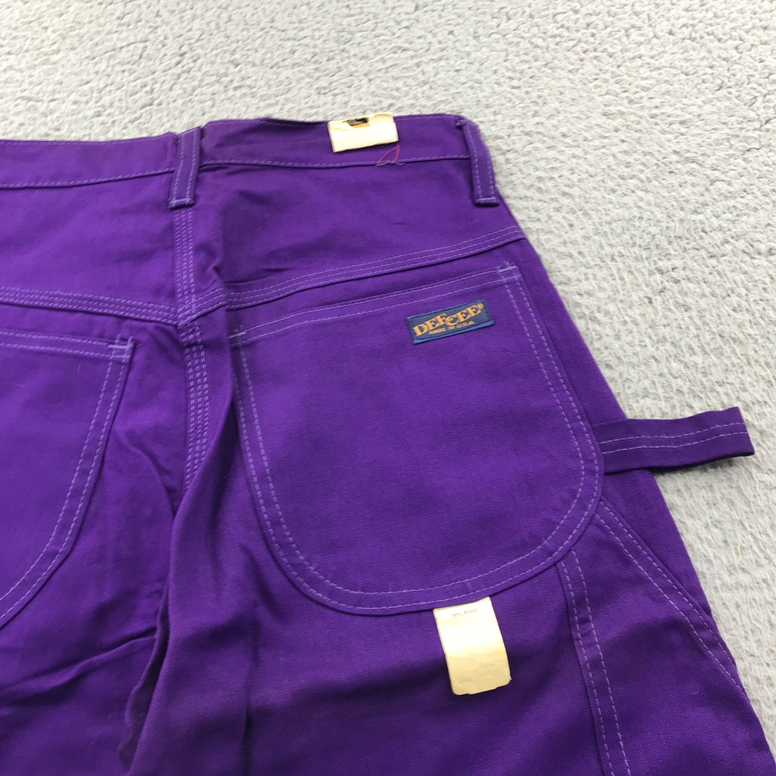 Vintage DEE CEE Panta Womens 5/6 26x36 Purple Carpenter 70s Workwear Vintage DEE CEE Panta Womens 5/6 26x36 Purple Carpenter 70s Workwear