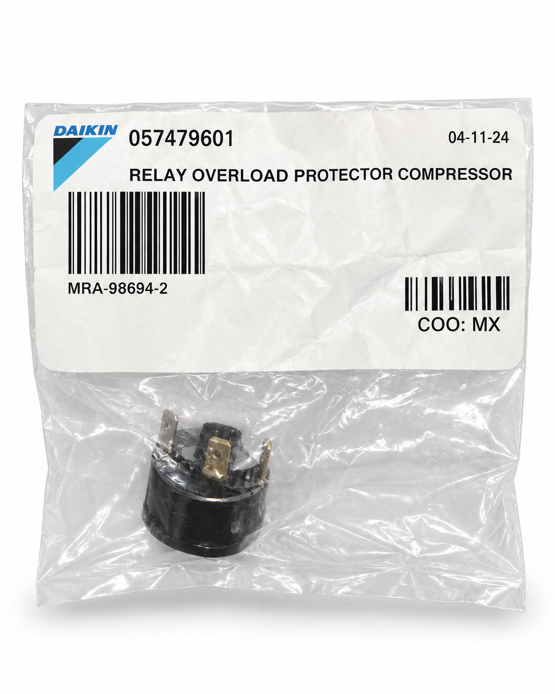 Daikin McQuay 057479601 MRA-98694-2 Compressor Overload Protector OEM New