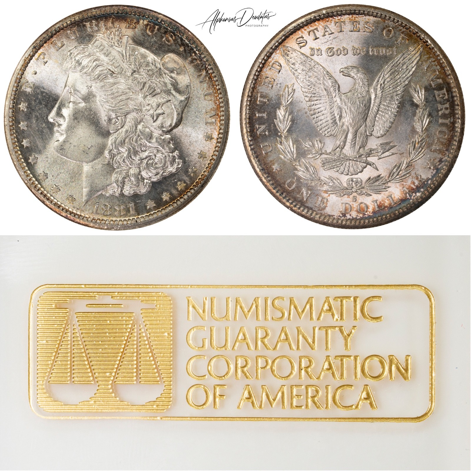 1881-S NGC MS 64 Generation 3.0 Embossed \