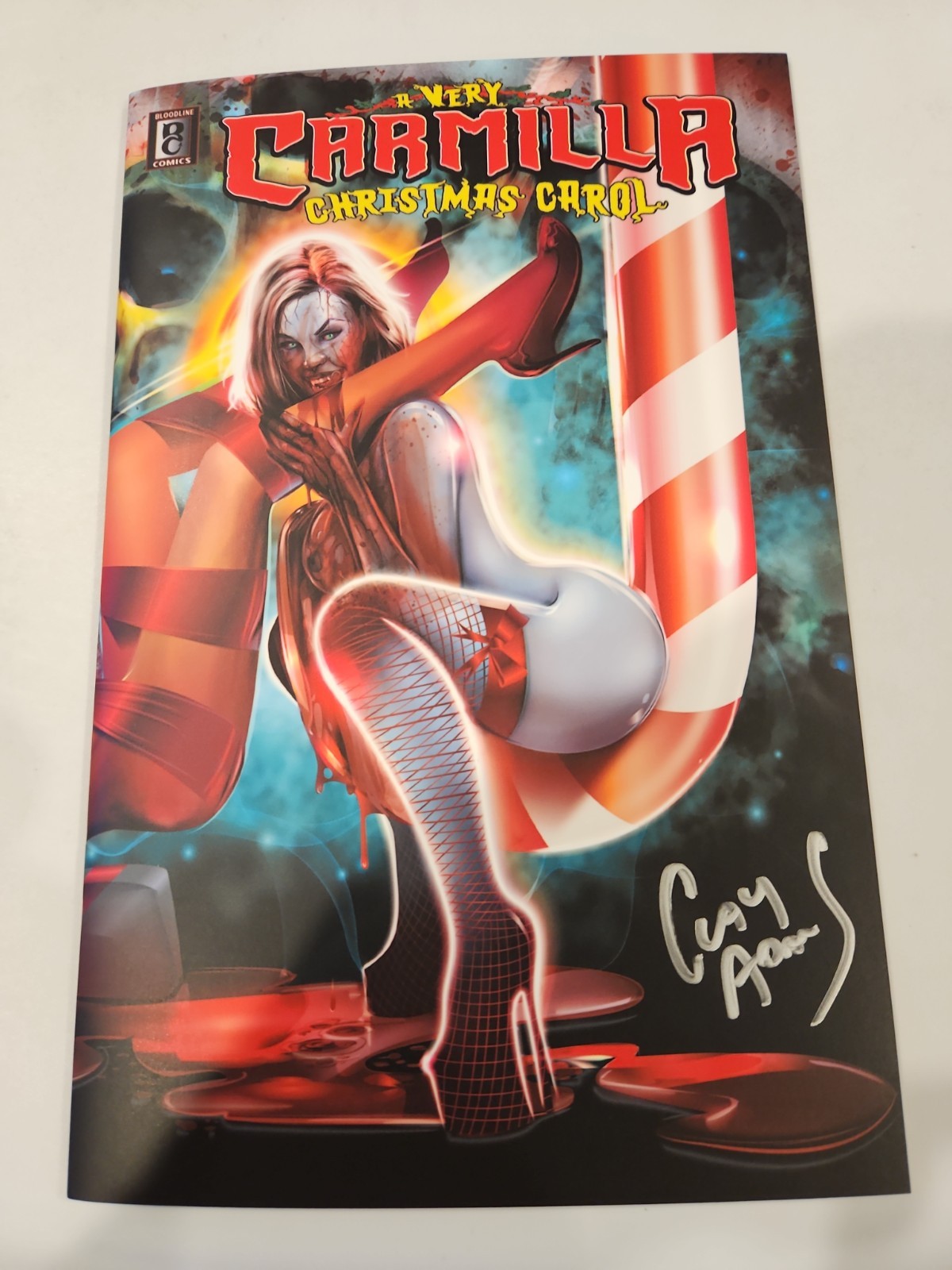 A Very Carmilla Christmas Carol 2026 Clay Adams Wraparound NSFW Signed W COA A Very Carmilla Christmas Carol 2026 Clay Adams Wraparound NSFW Signed W COA
