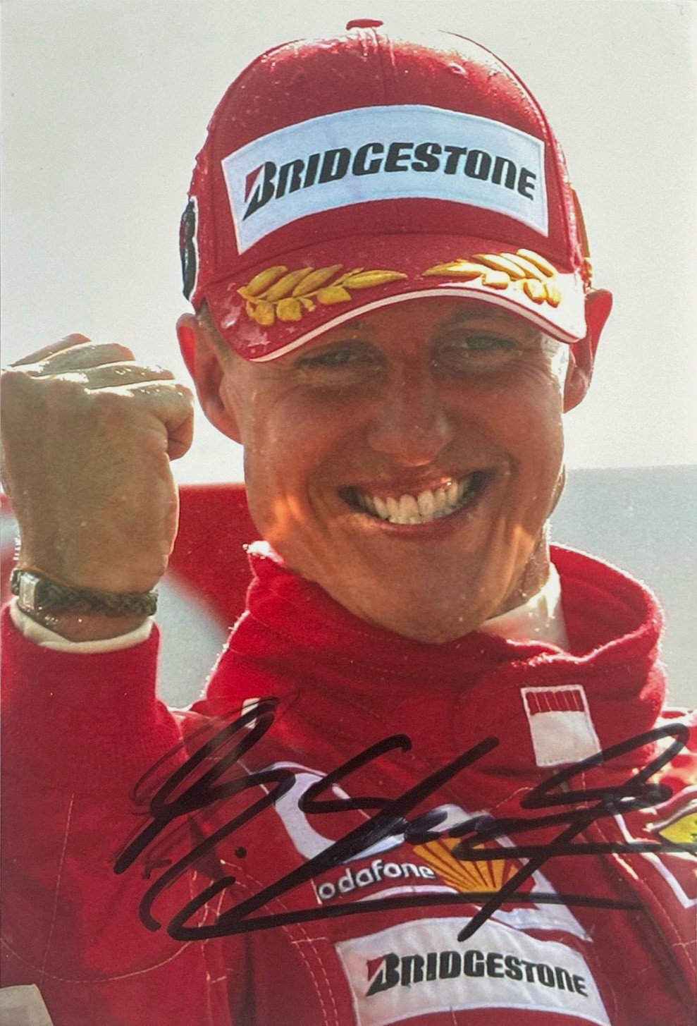 *** MICHAEL SCHUMACHER - FERRARI/FERRARI - SIGNED - F1 *** 6x4 photo *** MICHAEL SCHUMACHER - FERRARI/FERRARI - SIGNED - F1 *** 6x4 photo