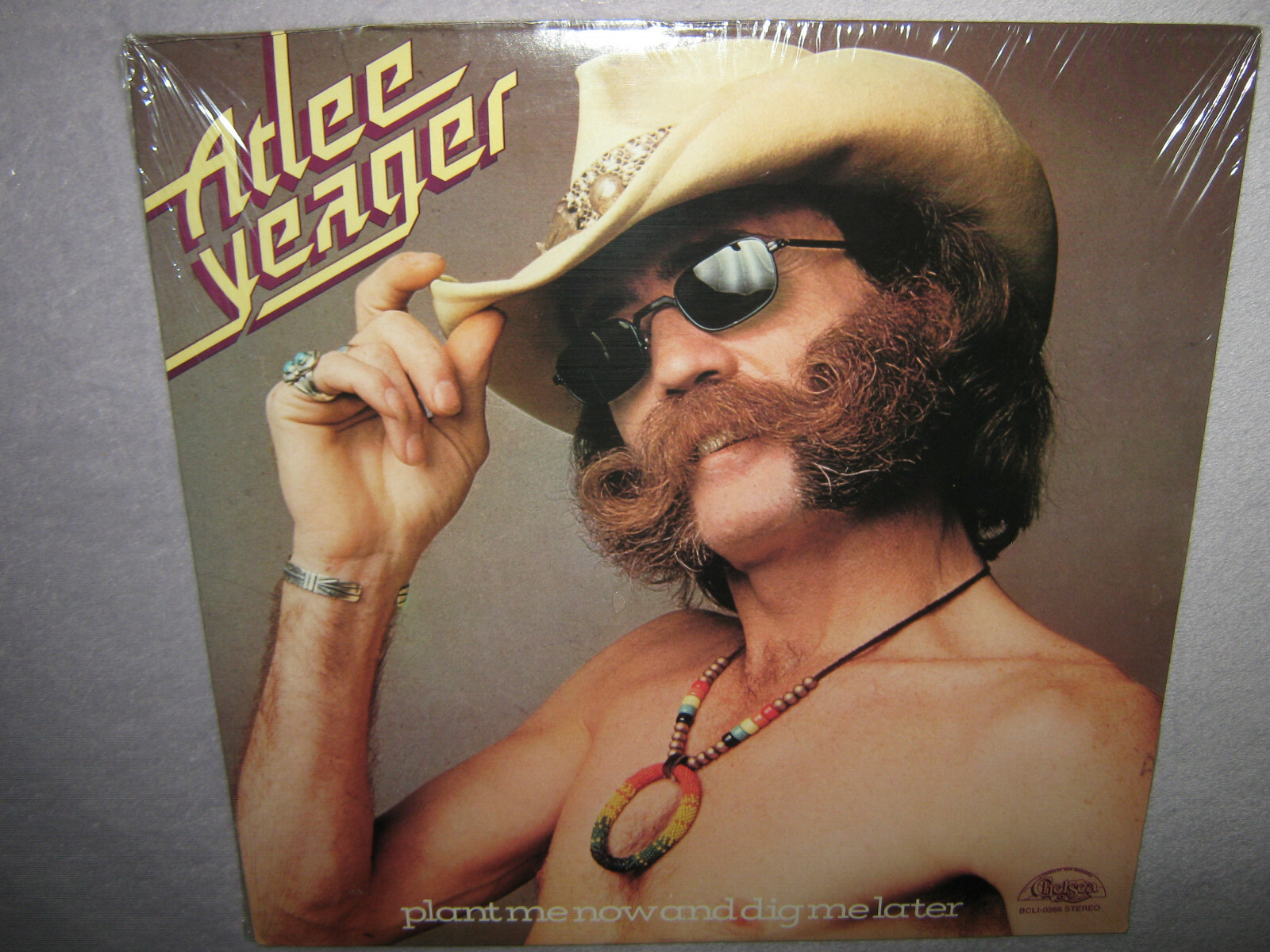 ATLEE YEAGER Plant Me Now and Dig Later MINT ORIGINAL SEALED PROMO Vinyl LP 1973