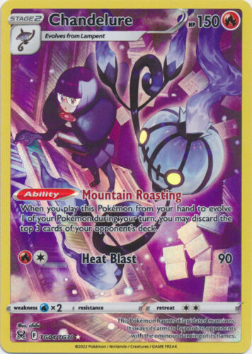 Chandelure - TG04/TG30 Ultra Rare Lost Origin NM Pokemon TCG