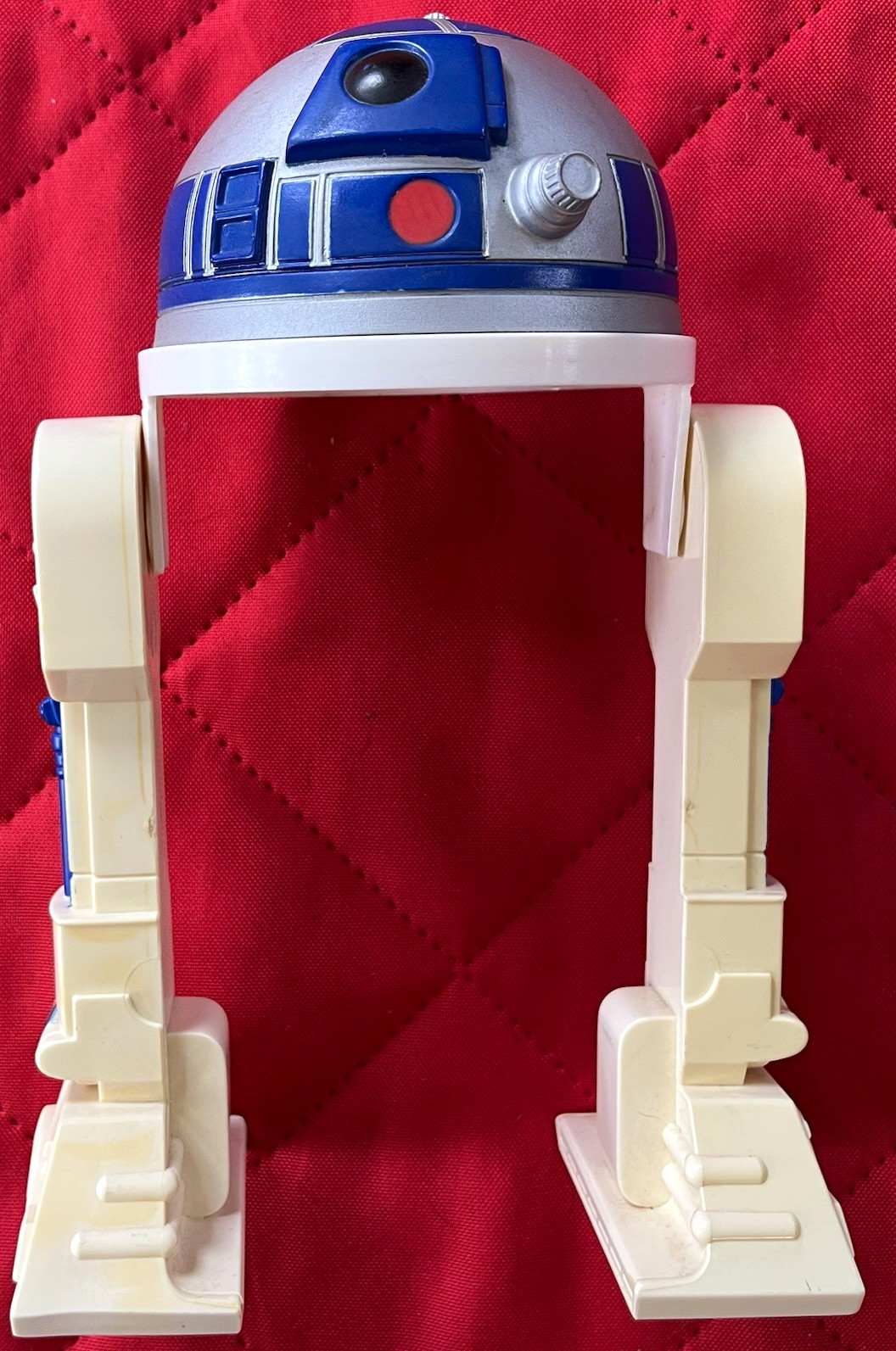 Vintage Star Wars R2-D2 Drink Topper Episode 1 With Straw Holder