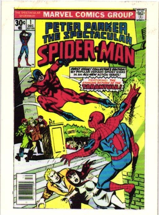 Peter Parker The Spectacular Spider-Man 1984 Marvel Comics Card