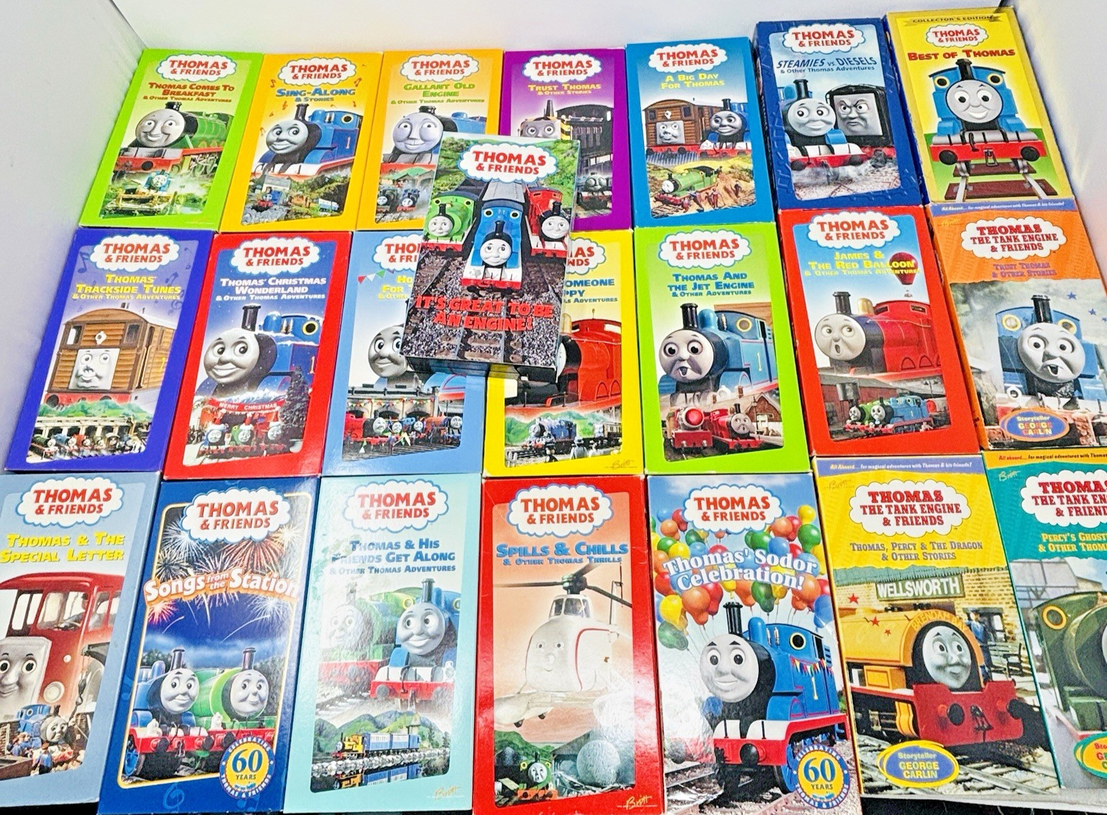 Thomas the Tank Engine and Friends 22 VHS Tapes Movies Vintage Thomas the Tank Engine and Friends 22 VHS Tapes Movies Vintage