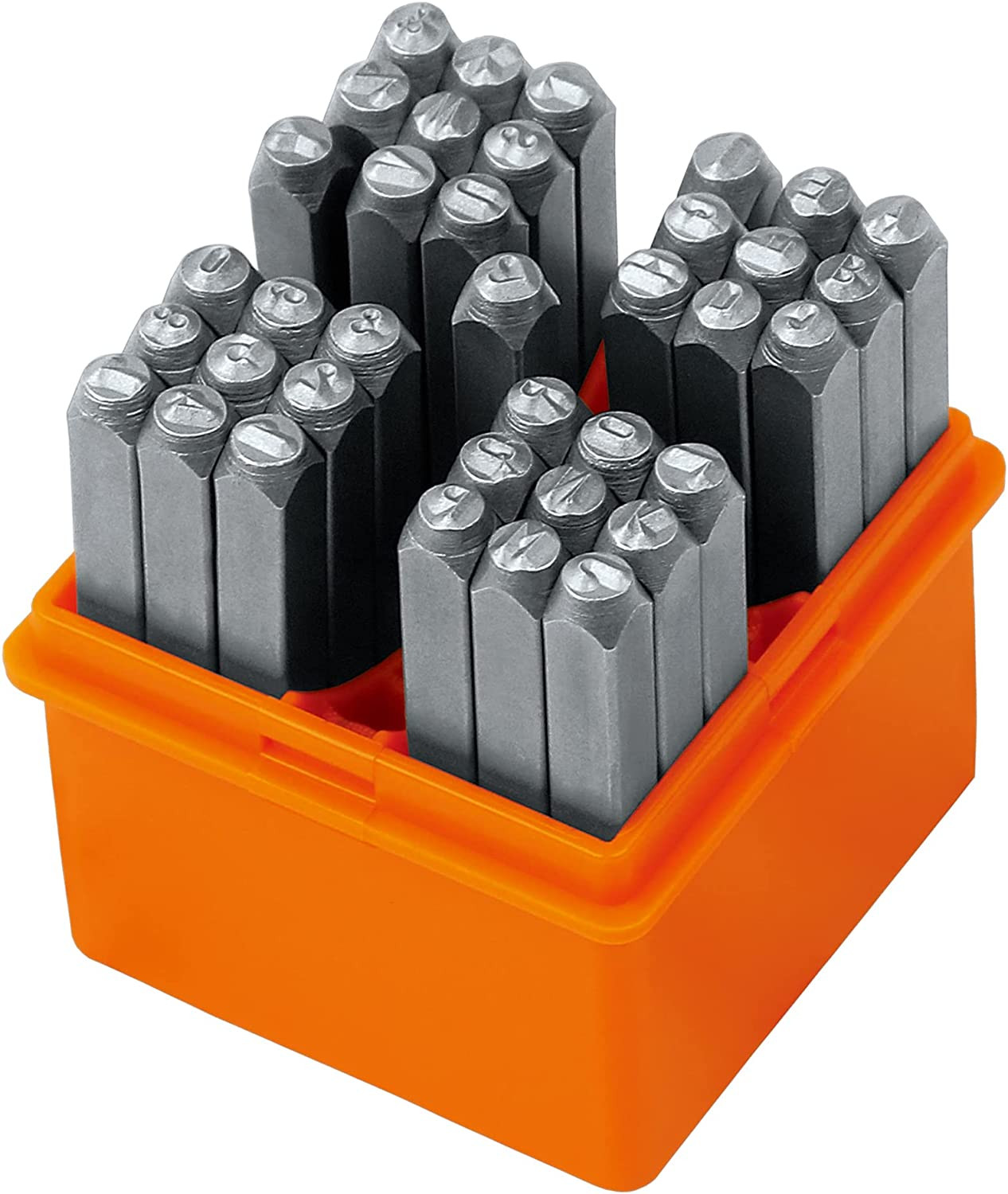 37-Piece Number and Letter Stamp Set 1/8 (3Mm) (A-Z & 0-9 + Love) Punch Perfect