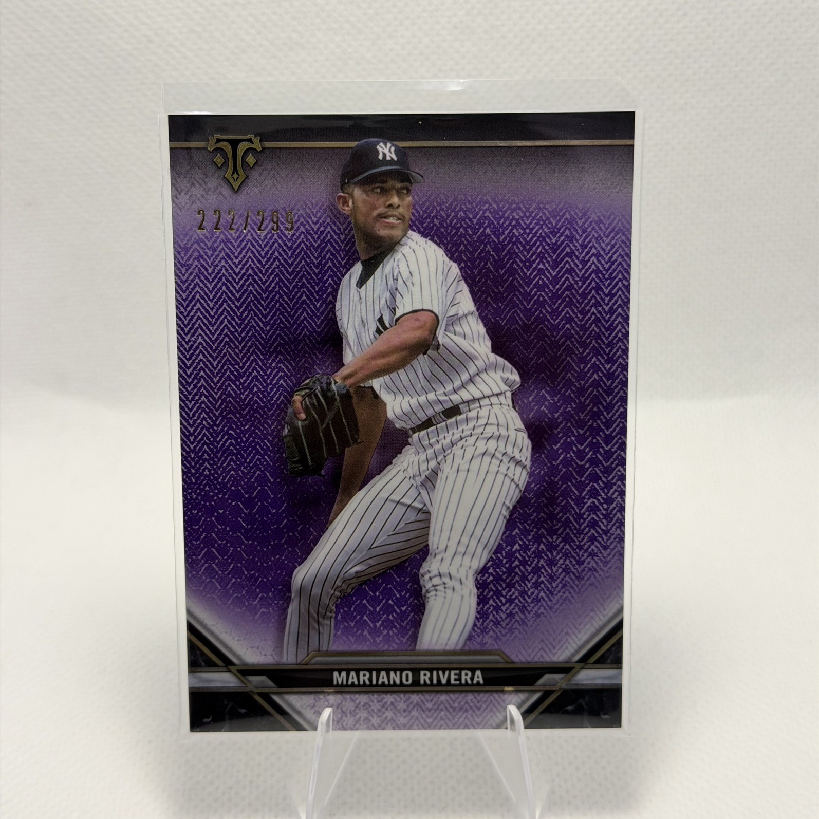 2021 Topps Triple Threads - Mariano Rivera #80 Amethyst /299 2021 Topps Triple Threads - Mariano Rivera #80 Amethyst /299