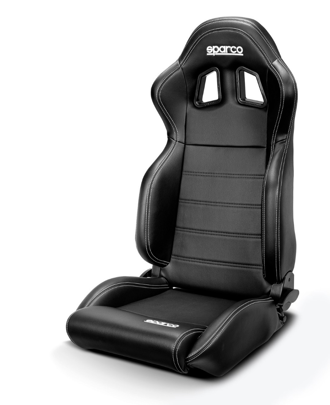 Sparco R100 Black Vinyl Racing Seat Reclining Universal 