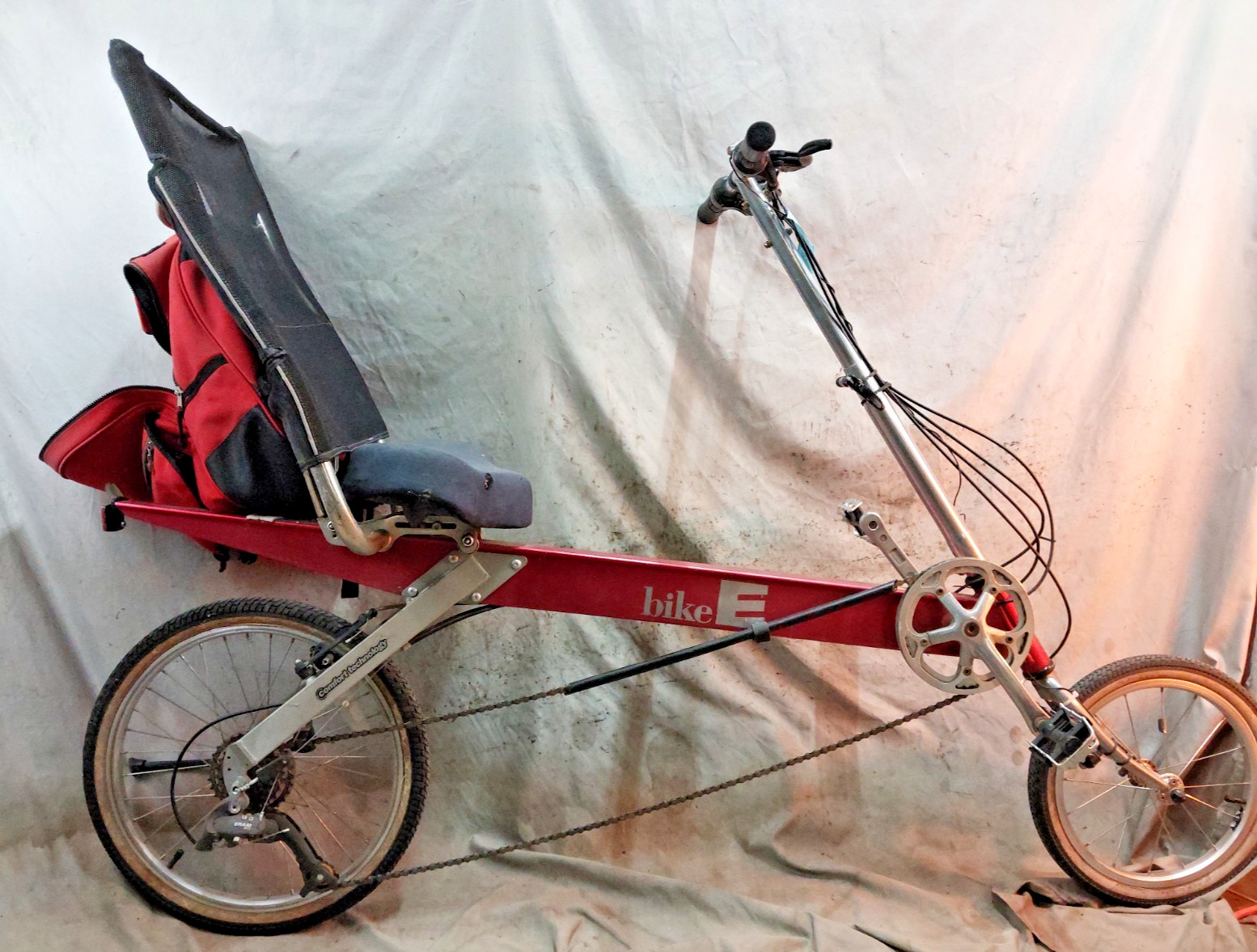 2005 Bike-E Recumbent Bike Small 21 Speed SRAM Dual Shift Red 20/16\