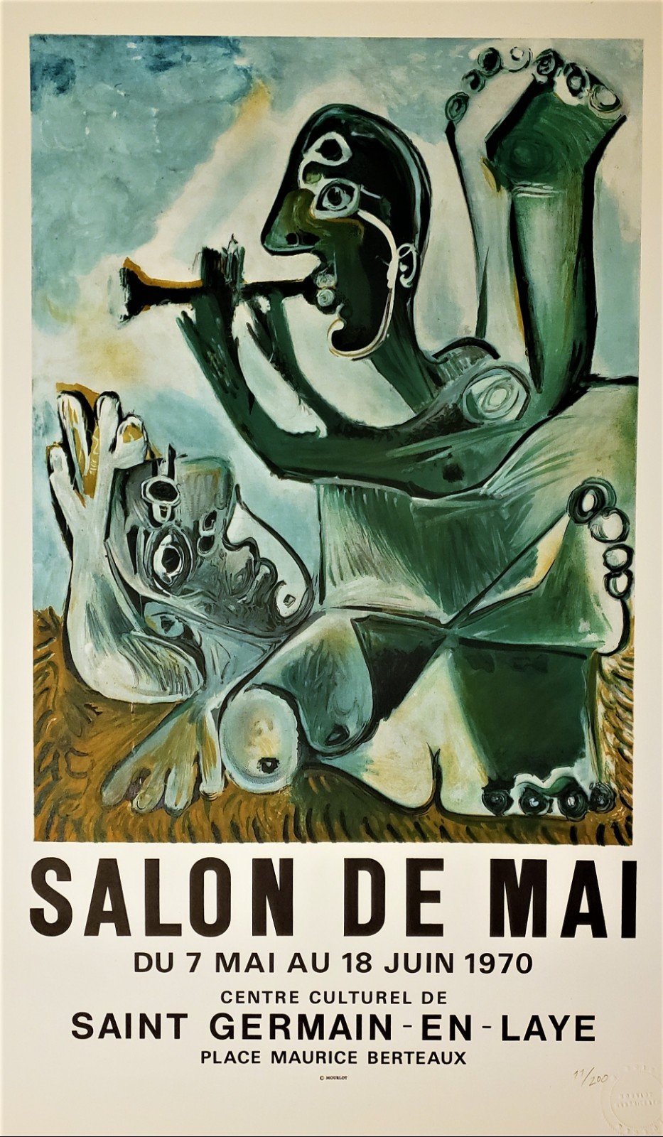 PICASSO Rare MCM Original MOURLOT Litho 