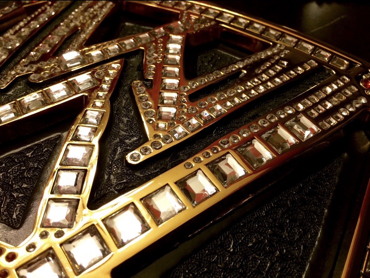 WWE Big Scratch Logo Championship Belt V1 - Real Leather The Rock