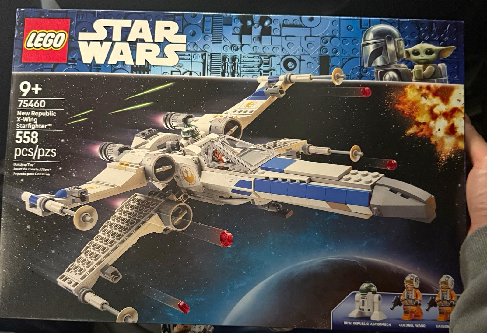 LEGO Star Wars New Republic X-Wing Starfighter 75460 Complete Set 558 pcs