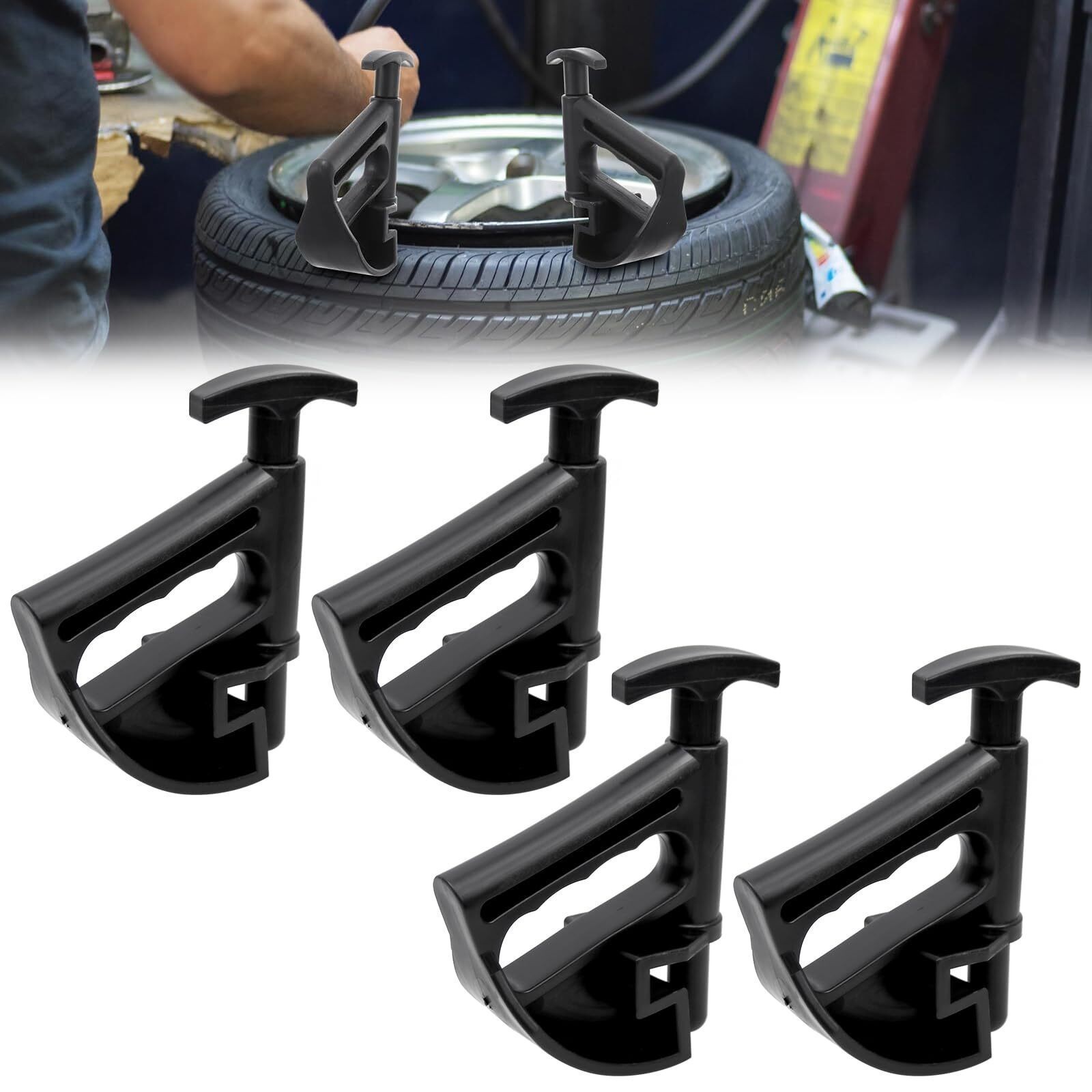 4PCS Tire Changer Bead Clamp Drop Center Tool Auto Tire Changing Tools for Car