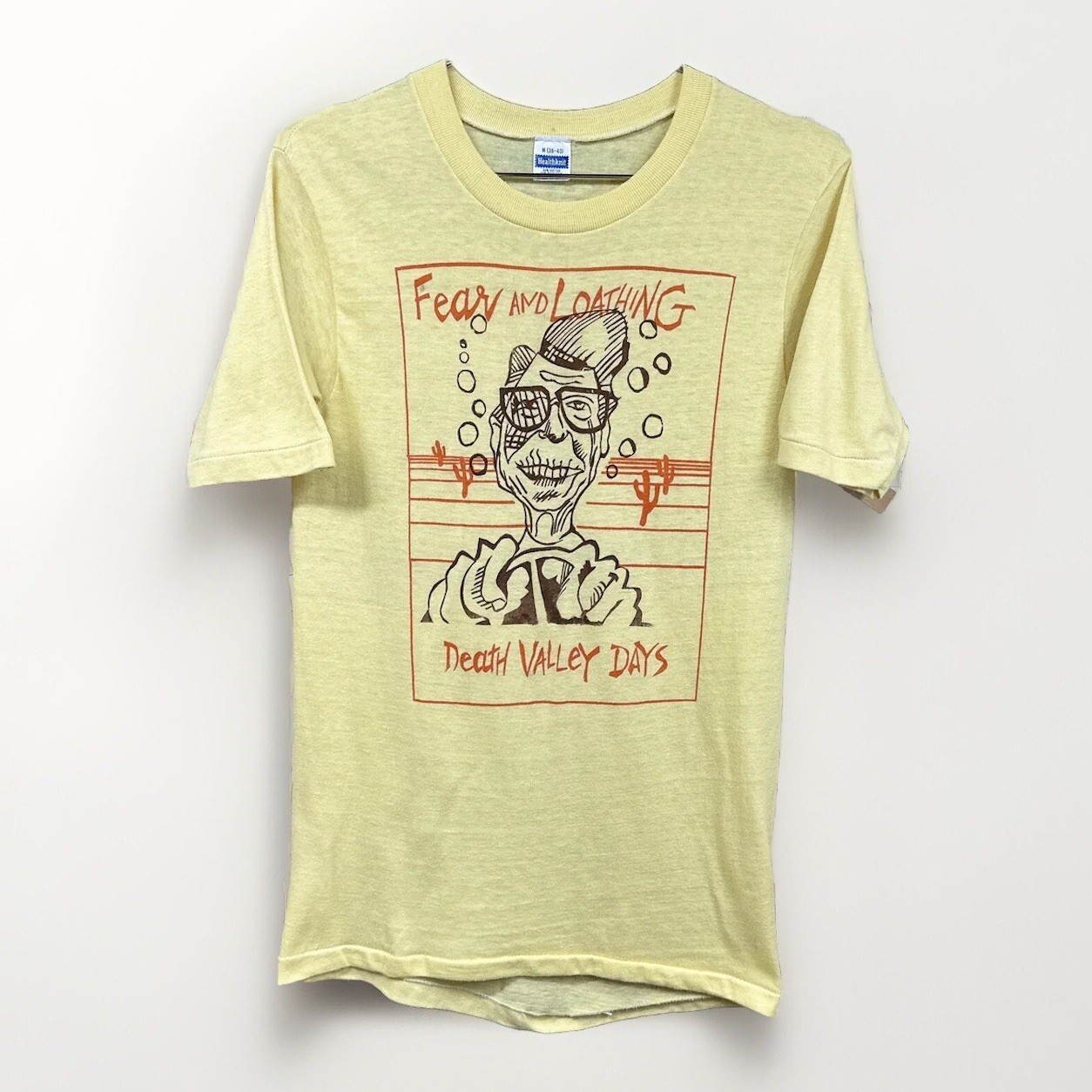 Vintage Fear And Loathing T Shirt Death Valley Days Ronald Regan Hunter Thompson