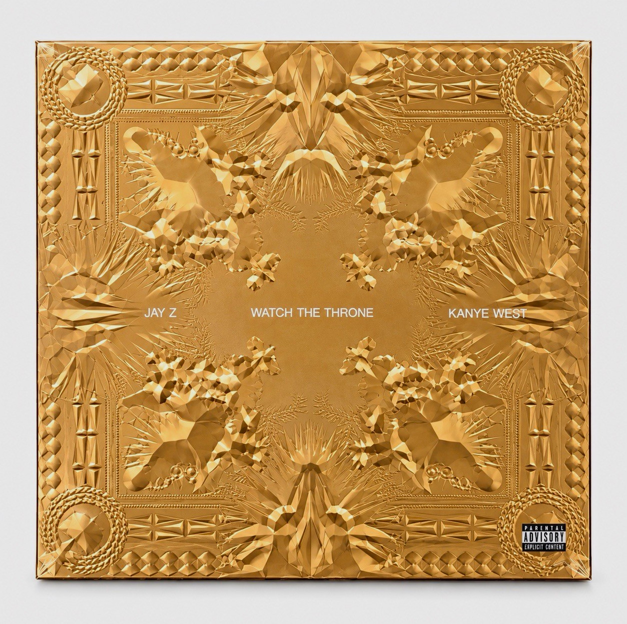 Jay Z & Kanye West Watch the Throne Gold Cover 12\ Jay Z & Kanye West Watch the Throne Gold Cover 12\
