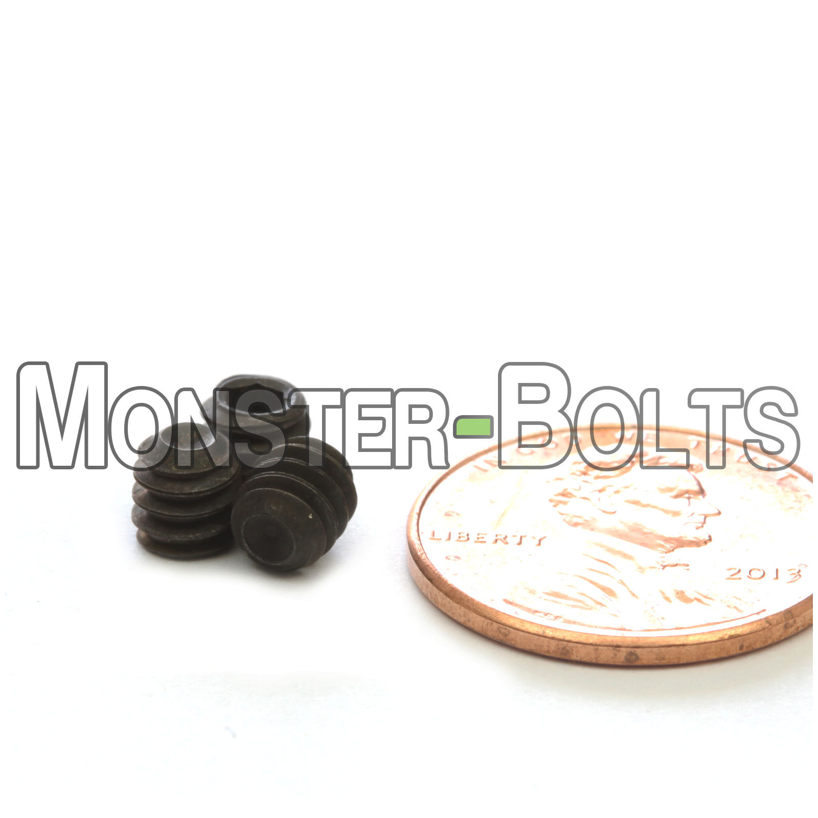 #10-24 Socket Set Screws w/ Cup Point, Alloy Steel w/ Black Oxide, Coarse Inch