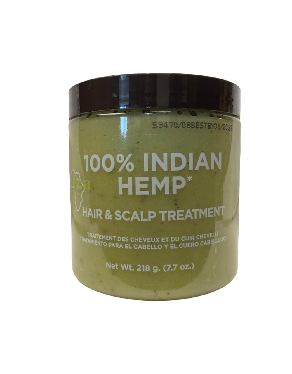 Kuza 100% Indian Hemp Hair & Scalp Treatment, 7.7 Ounce (Pack of 1), Brown 