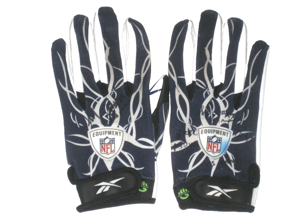 SJ GREEN MONTREAL ALOUETTES GAME WORN USED SIGNED \