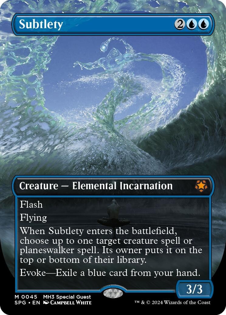 MTG SPG M Subtlety (Borderless) #45 NM