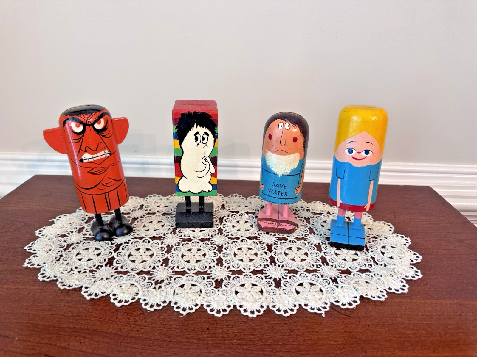 LOT of 4 ~ Original Vintage Pride Creations Popsie ~ designed by Rolly Crump