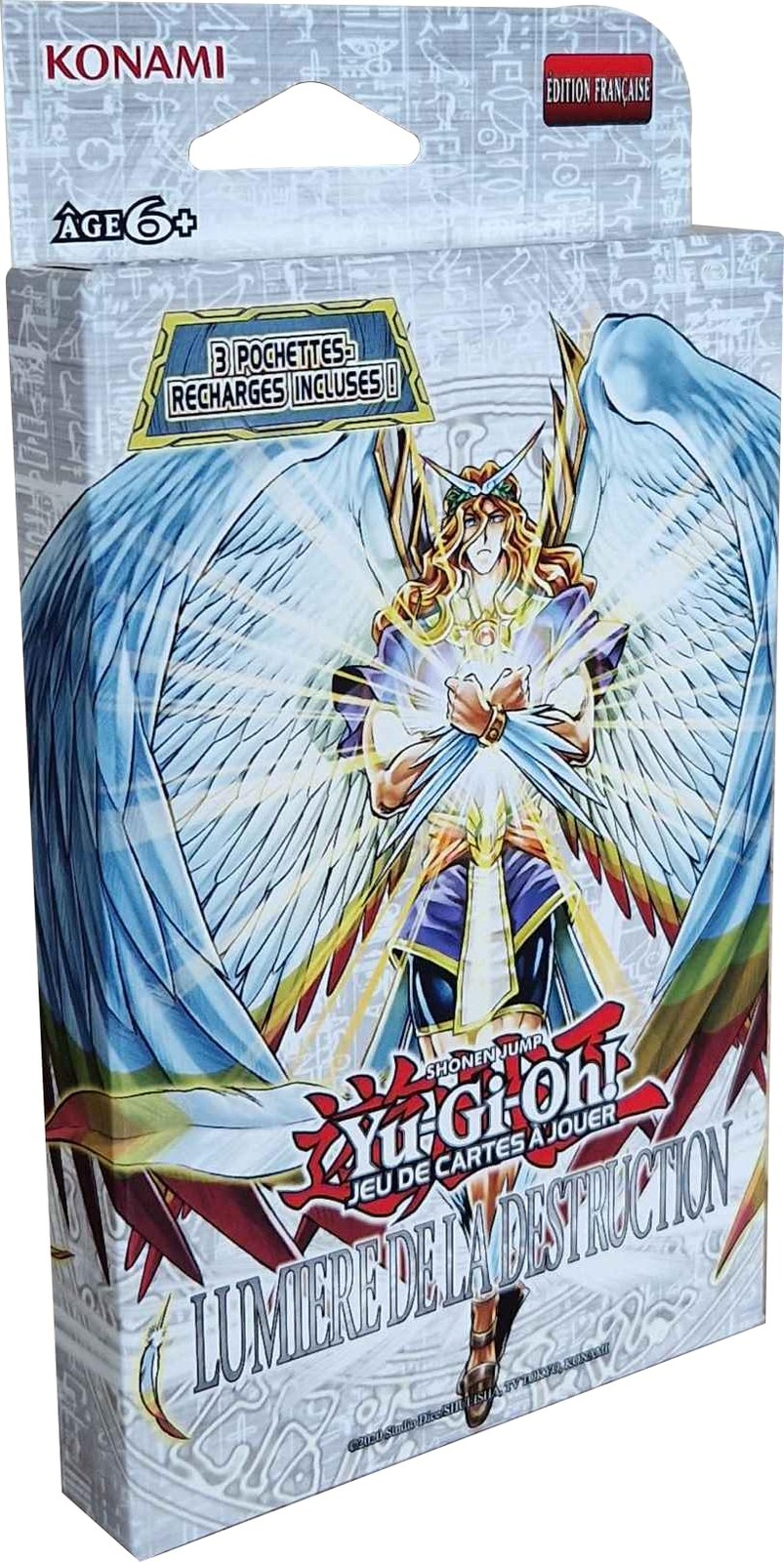 YuGiOh Pack of 3 Booster Packs Light of Destruction - French Version