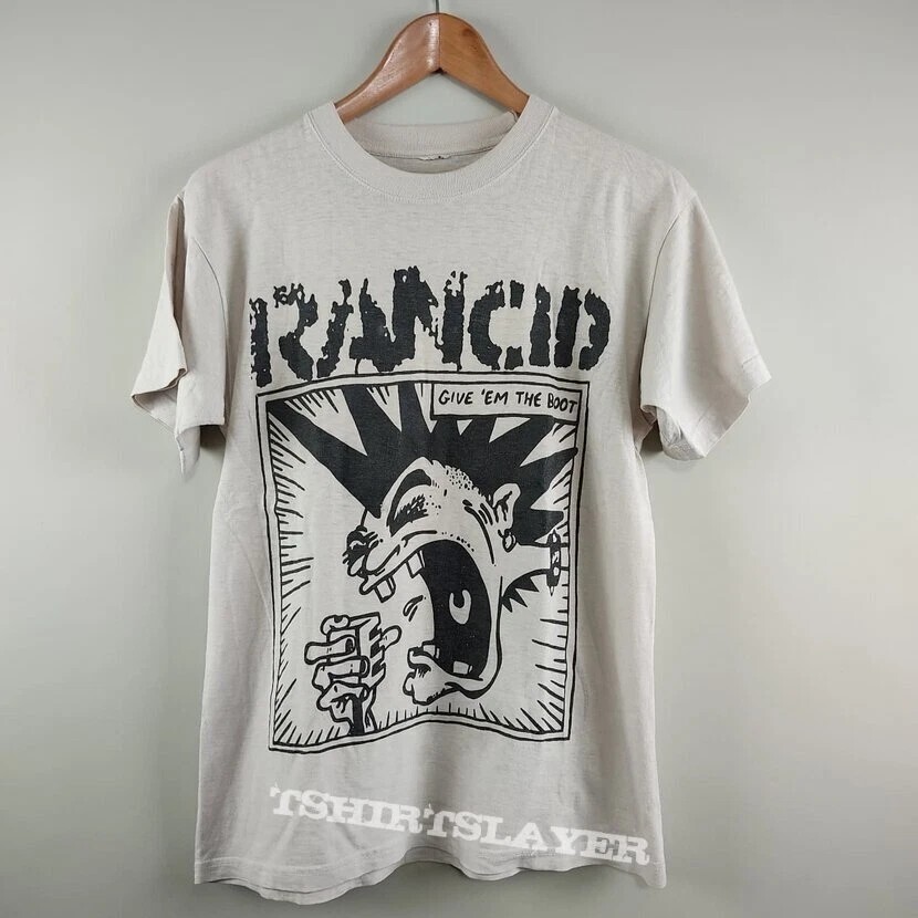 1992 Rancid Give'Em The Boot Unisex Men Women Unisex T shirt Reprint