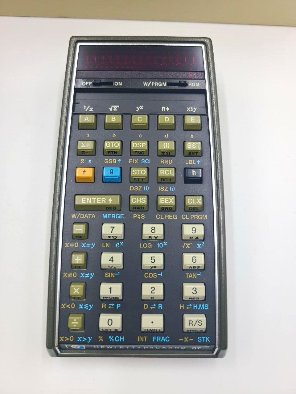 Vintage Hewlett-Packard HP-67 Programmable Calculator- Complete In Box (CIB) Set