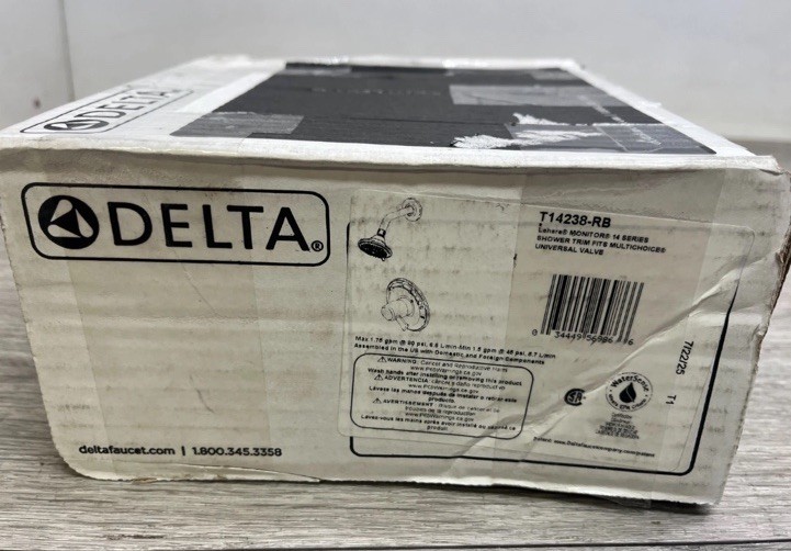 Delta T14238-RB Lahara 14 Series Single Function Pressure Venetian Bronze READ