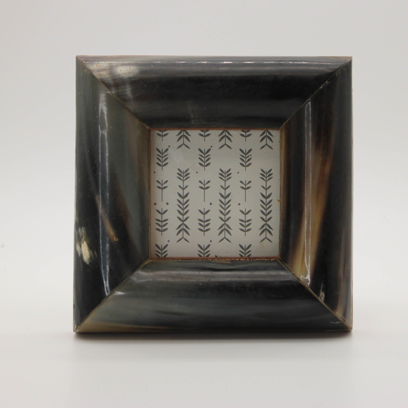 Vintage Two's Company Faux Horn Picture Frame 5.5
